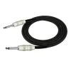 Kirlin IP-201PR 3M BK Шнур инструментальный JACK 1/4"(прямой) ⇔ JACK 1/4"(прямой), 3 метра, черный
