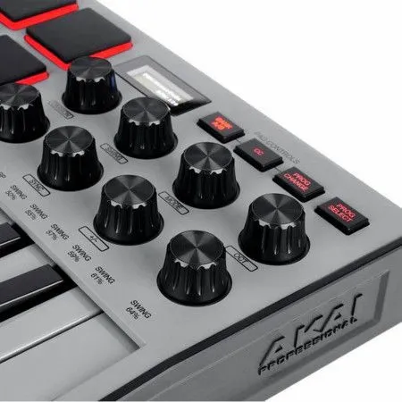 AKAI PRO MPK MINI MK3 GREY USB/MIDI клавиатура контроллер