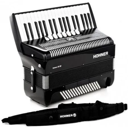 Аккордеон Hohner A4072 (A1672) Bravo III 96 Black