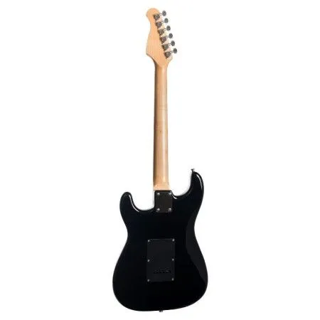 ROCKDALE Stars Plus HSS Maple Black электрогитара, стратокастер, H-S-S, тремоло бридж, цвет черный, 