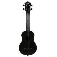 Flight ULTRA S-35 Ink Укулеле сопрано с чехлом, цвет чёрный графит