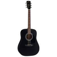 Cort AF510E BKS Гитара электроакустическая Concert, цвет чёрный матовый