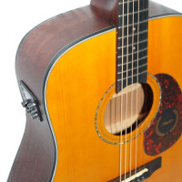Suolun GT-1D TAG N Гитара трансакустическая 41" Dreadnought, цвет натуральный, с чехлом в комплекте