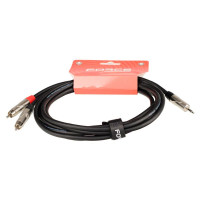 FORCE FLC-18/3 Шнур аудио 2хRCA(male) ⇔ mini-JACK 1/8"(stereo), 3 метра