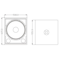 FDB Audio FT118BII Сабвуфер пассивный, 35Гц - 200 Гц, 400 Вт (RMS), 8 ohms