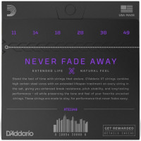 D'Addario XTE1149 Набор струн для 6-струнной электрогитары, размер 11-49