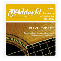 Набор струн для 6-струнной акустической гитары D`ADDARIO EJ14