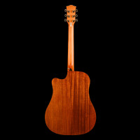 KEPMA EDC Black Matt Гитара акустическая Dreadnought, цвет черный матовый