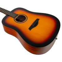 ROCKDALE Aurora D5 SBGL Гитара акустическая Dreadnought, цвет санберст, глянцевое покрытие