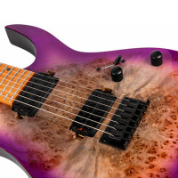 SPIRA S-457 TPP Электрогитара, Superstrat, 7 струн, HH, цвет фиолетовый градиент