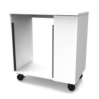 Glorious Modular Side Rack White Рэковая секция для столов серии Sound Desk и Workbench, цвет белый