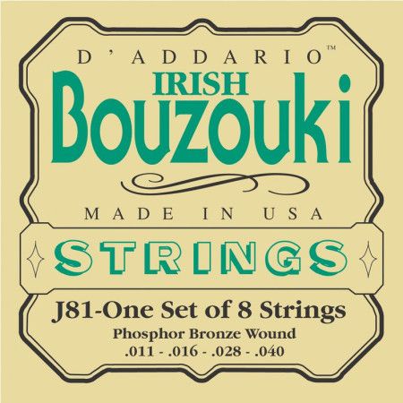 Набор струн для бузуки D`ADDARIO J81