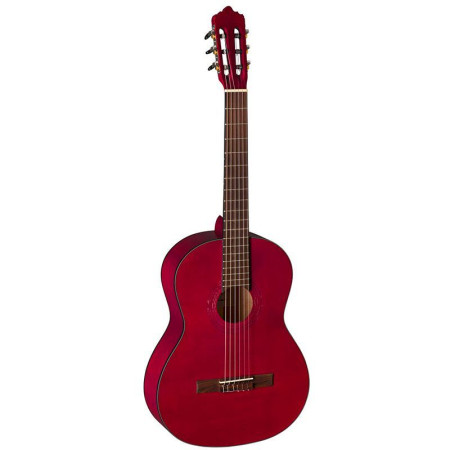 LA MANCHA Rubinito Rojo SM Гитара классическая 4/4, массив ели, цвет красный прозрачный