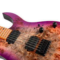 SPIRA S-450 TPP Электрогитара, Superstrat, 6 струн, HH, цвет фиолетовый градиент