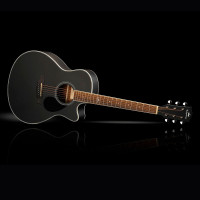 KEPMA A1C Black Matt Гитара акустическая Grand Auditorium, цвет черный матовый
