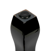 Rin HY-PJ014-GLOSS-BLACK Банкетка, черный/черный, кожзам