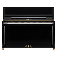 Kawai K200 M/PEP Пианино акустическое с банкеткой, высота 114 см, чёрное полированное