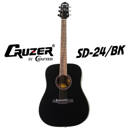 Гитара акустическая CRUZER by CRAFTER SD-24/BK