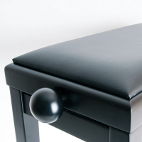 Rin HY-PJ018A-MATT-BLACK Банкетка, черный/черный матовый