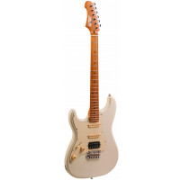 JET JS-400 OW LH Электрогитара под левую руку, Stratocaster, HSS Ceramic, цвет Olympic White (белый)