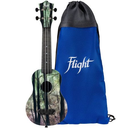 FLIGHT ULTRA S-40 Deep Forest Укулеле сопрано с чехлом