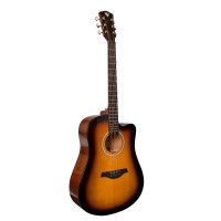 ROCKDALE Aurora D5 Gloss C SB Гитара акустическая Dreadnought с вырезом, цвет санберст