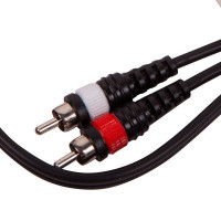 FORCE FLC-10/1 Шнур аудио mini-JACK 1/8"(stereo) ⇔ 2хRCA(male), 1 метр