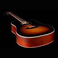 KEPMA D1C Sunburst Гитара акустическая Dreadnought, цвет санберст глянцевый