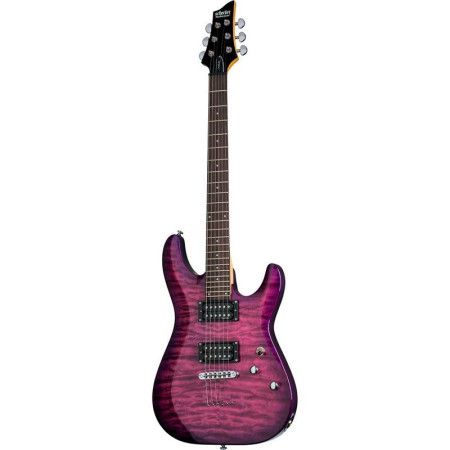 SCHECTER C-6 PLUS EM Электрогитара, Stratocaster, цвет пурпурный