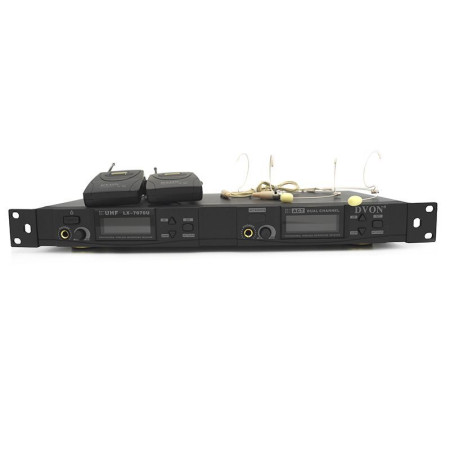 DVON LX-7070U (HS) Радиосистема UHF, 2 головных микрофона