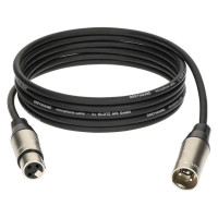 KLOTZ GRG1FM10.0 Шнур микрофонный XLR (male) ⇔ XLR (female), длина 10 метров, чёрный