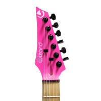 Solista WIZARD HH-SPH Электрогитара, 6 струн, HH, фикс.бридж, цвет ярко-розовый (Shocking Pink)