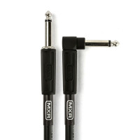 Dunlop DCIX20R MXR Шнур инструментальный JACK 1/4"(прямой) ⇔ JACK 1/4"(угловой), 6 метров, чёрный