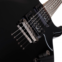 SCHECTER SGR S-1 BLK Электрогитара, 6 струн, цвет чёрный, чехол в комплекте