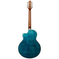 Trumon SAKURA 520 TF-BU M1GE Гитара электроакустическая Grand Auditorium, цвет морской волны