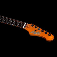 JET JS-400 MBK R Электрогитара, Stratocaster, 6 струн, цвет черный матовый