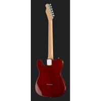 Harley Benton TE-90QM Trans Red полуакустическая гитара
