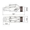 ROXTONE RJ45 Разъем RJ45 под корпус RE8MH