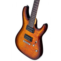 SCHECTER C-6 PLUS VSB Электрогитара, Stratocaster, цвет винтажный санбест