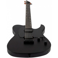 SPIRA T-400 MBK Baritone Электрогитара, Telecaster, 6 струн, HH, цвет черный матовый