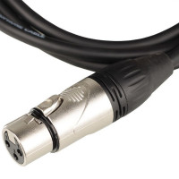 FORCE FMC-05/1,5 Шнур микрофонный XLR (F) ⇔ XLR (M), 1.5 метра, черный