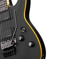 SCHECTER DEMON-6 FR ABSN Электрогитара, 6 струн, цвет состаренный чёрный