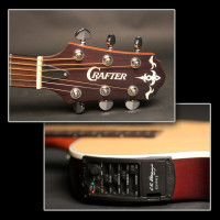Гитара электроакустическая CRAFTER CT-120/N + чехол