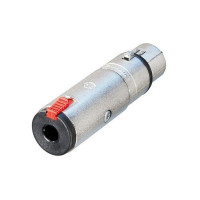 NEUTRIK NA3FJ Переходник-адаптер XLR (female) <=> stereo JACK 1/4