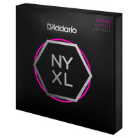 D'Addario NYXL45100 Bass Light набор струн для 4-струнной бас-гитары, размер 045-100