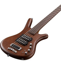 Warwick Corvette $$ AT TS Teambuilt Бас-гитара с чехлом, 5 струн, цвет коричневый