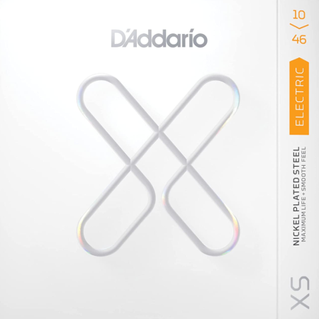 D'Addario XSE1046 Струны для электрогитары, серия XS, калибр: 10-46, Regular Light