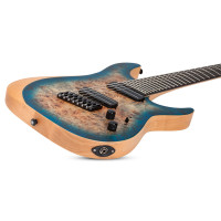 SCHECTER REAPER-7 MULTI-SCALE CB Электрогитара мультимензурная, 7 струн, цвет Satin Charcoal Burst