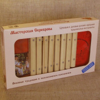 Мастерская Сереброва (к1-кс-07) Ксилофон диатонический 8 пластин