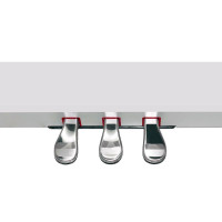 SOLISTA DP125 Stand WH Стойка с 3-мя педалями для цифрового пианино, цвет белый
